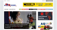 Desktop Screenshot of belizeinamerica.net